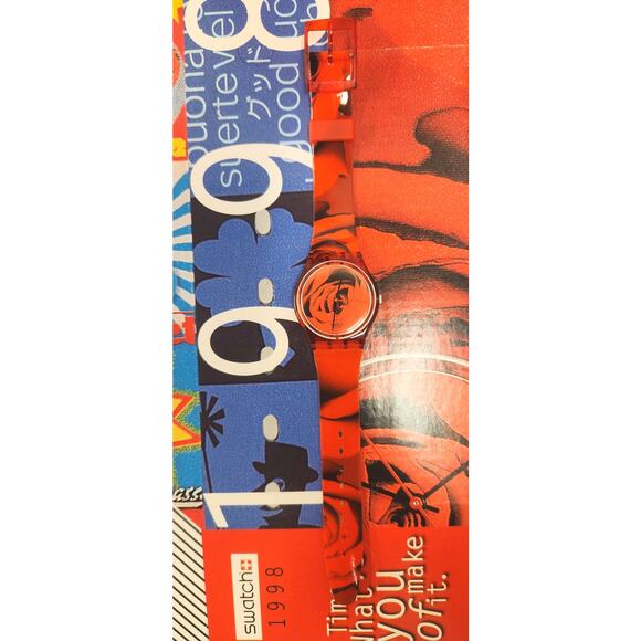 Swatch watch THE ROSE GR136PACK 1998 Worldwide Packagings New old stock - Picture 3 of 10
